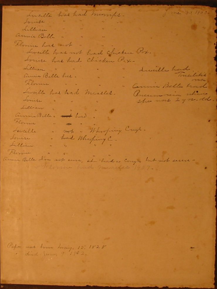 Batte Family Bible Notes p. 4