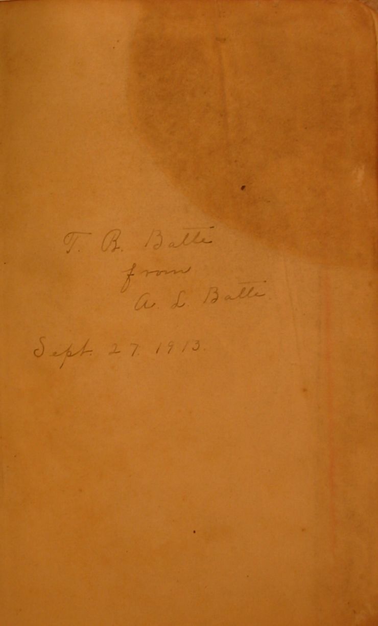 Batte Family Bible 1907 - The Student's Bible