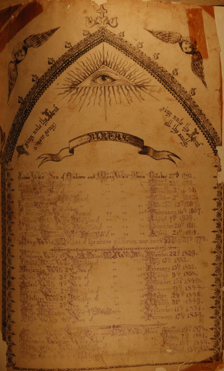 Weir Family Births 1